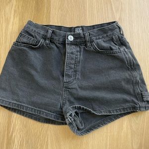 BDG black carpenter shorts